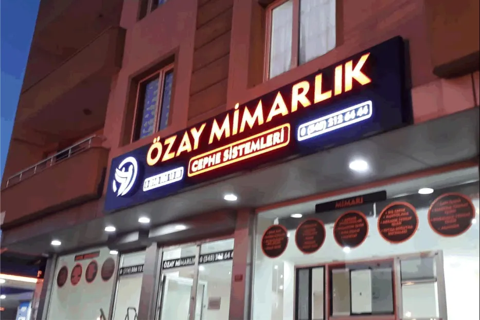 ışıklı tabela reklam modelleri