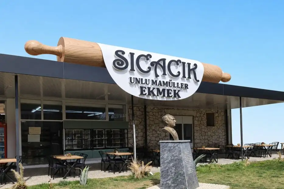 izmir buca reklam tabela, kutu harf