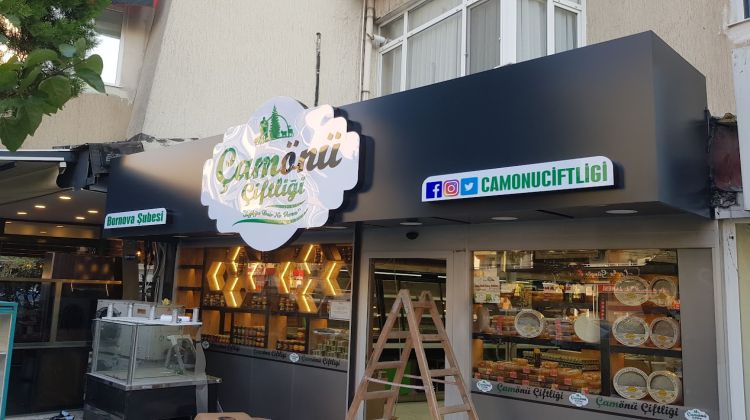 Kompozit ışıklı tabela, led ışıklı kutu harf